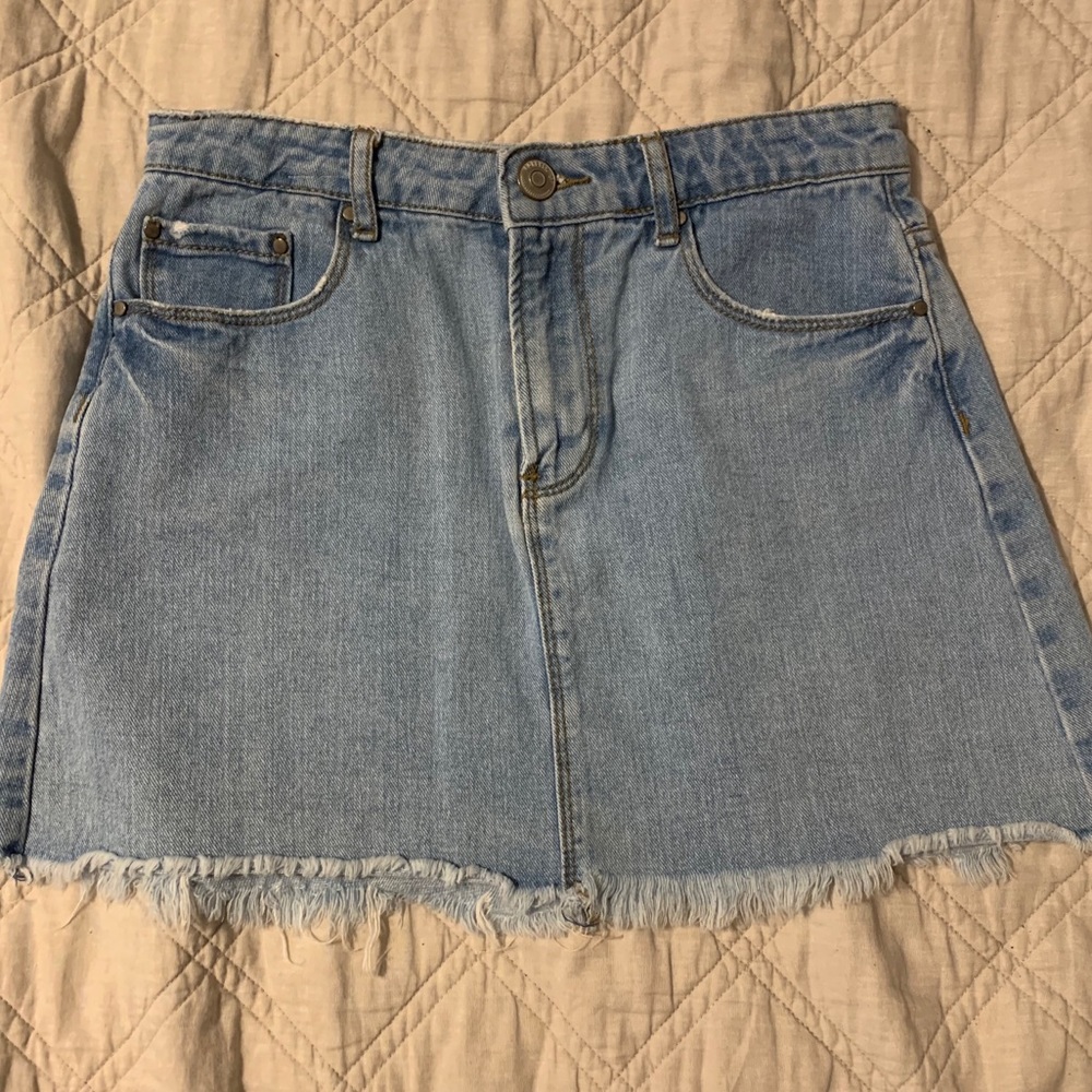 Blue Denim Skirt (Forever 21)